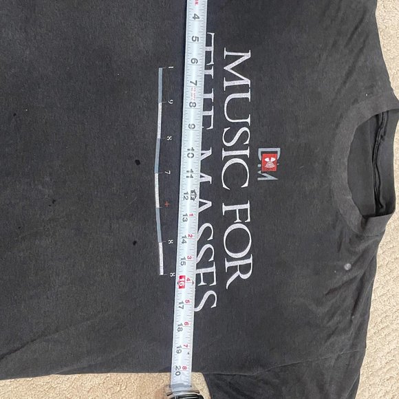 Depeche Mode 1988 Black Concert Tee Medium - Picture 7 of 7